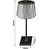 Asztali LED lámpa, USB, 4W, 4000K, AVIDE, fehér