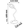 Asztali LED lámpa, Minimal, 4W, 4000K, AVIDE, fehér