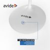 Asztali LED lámpa, Minimal, 4W, 4000K, AVIDE, fehér