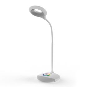 Asztali LED lámpa, RGB, 4W, 4000K, AVIDE, fehér