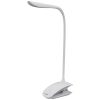 Asztali LED lámpa, csiptethető, 1,5W, 6400K, AVIDE, fehér