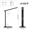 Asztali LED lámpa, Nathan, kijelzős, 6W, 5000K, AVIDE, fekete