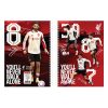 Füzet spirál A4, 70lapos, kockás 10 db/csomag Liverpool