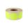 Etikett címke, 20mm, körcímke tekercses, 1000 címke/tekercs fluo sárga