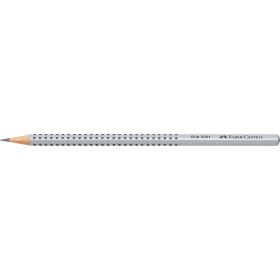   Grafitceruza H, háromszögletű GRIP 2001 Faber-Castell ezüst test