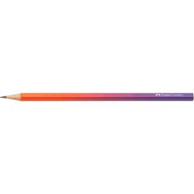   Grafitceruza B, háromszögletű színátmenetes Faber-Castell piros-lila test