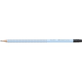   Grafitceruza B,radíros háromszögletű GRIP 2001 Faber-Castell égkék test