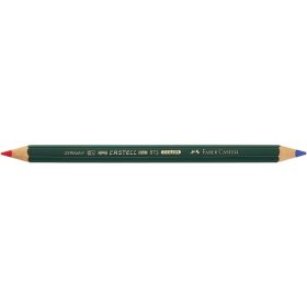 Postairón hatszögletű vastag 873 Faber-Castell piros-kék