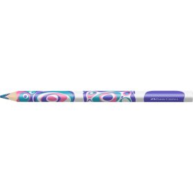   Varázsceruza háromszögletű Jumbo Faber-Castell pasztell színek türkiz, rózsaszín, lila