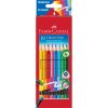 Színes ceruza készlet háromszögletű GRIP Faber-Castell 10klf. szín