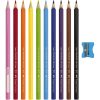 Színes ceruza készlet háromszögletű Jumbo Faber-Castell 10klf. szín