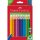 Színes ceruza készlet háromszögletű + hegyező Jumbo Junior Faber-Castell  30klf. szín