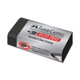 Radír forgácsmentes Faber-Castell fekete
