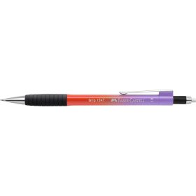 Nyomósirón 0.7mm GRIP 1347 Faber-Castell piros-lila test