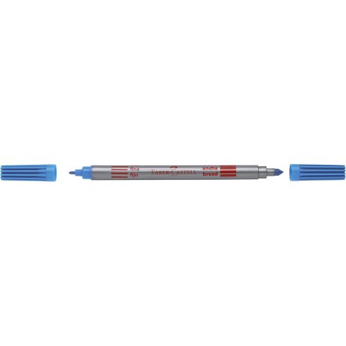 Rostirón, filctoll készlet, kétvégű Faber-Castell 10 klf. szín