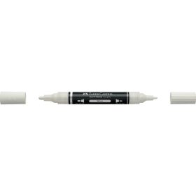 Akril marker kétvégű MULTIMARK 101 Faber-Castell fehér