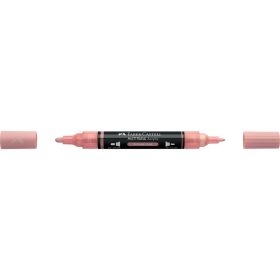   Akril marker kétvégű MULTIMARK 304 Faber-Castell vintage rózsa