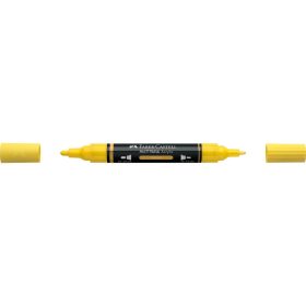 Akril marker kétvégű MULTIMARK 108 Faber-Castell sárga