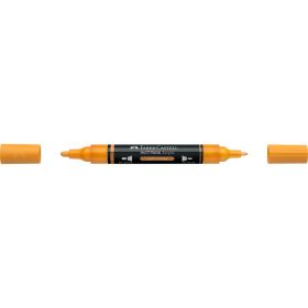   Akril marker kétvégű MULTIMARK 309 Faber-Castell világos narancs