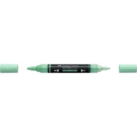   Akril marker kétvégű MULTIMARK 412 Faber-Castell mentazöld