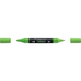   Akril marker kétvégű MULTIMARK 112 Faber-Castell levélzöld