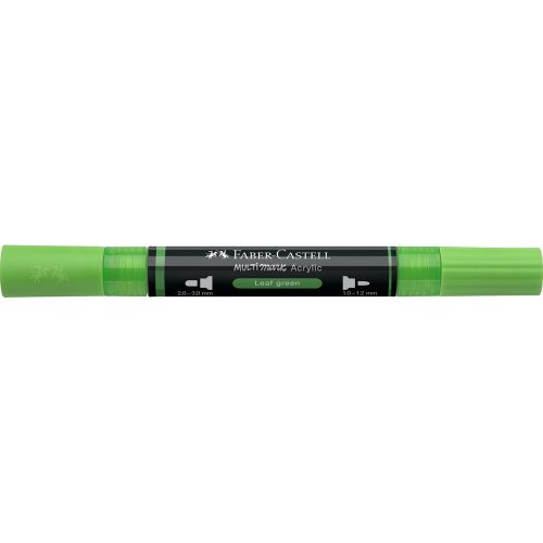 Akril marker kétvégű MULTIMARK 112 Faber-Castell levélzöld