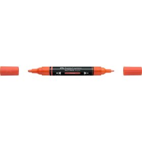 Akril marker kétvégű MULTIMARK 115 Faber-Castell narancs