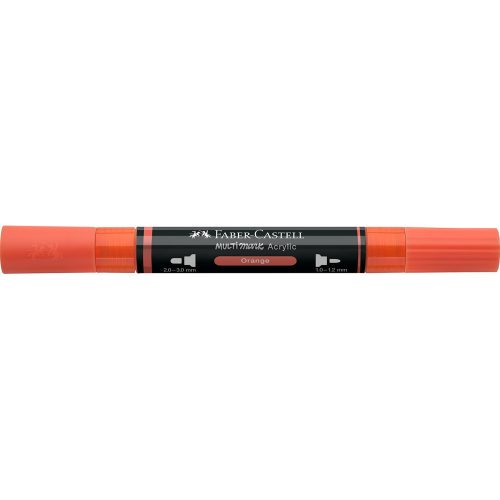 Akril marker kétvégű MULTIMARK 115 Faber-Castell narancs