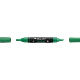 Akril marker kétvégű MULTIMARK 316 Faber-Castell zöld