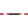 Akril marker kétvégű MULTIMARK 219 Faber-Castell eper piros