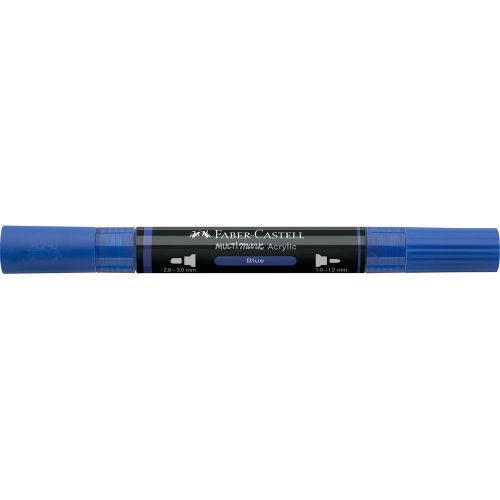 Akril marker kétvégű MULTIMARK 120 Faber-Castell kék