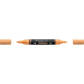 Akril marker kétvégű MULTIMARK 416 Faber-Castell barack