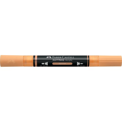Akril marker kétvégű MULTIMARK 416 Faber-Castell barack