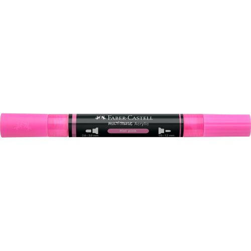 Akril marker kétvégű MULTIMARK 329 Faber-Castell pink