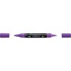Akril marker kétvégű MULTIMARK 136 Faber-Castell levendula