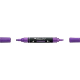   Akril marker kétvégű MULTIMARK 136 Faber-Castell levendula