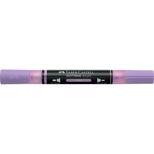 Akril marker kétvégű MULTIMARK 239 Faber-Castell lila