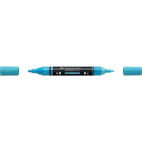 Akril marker kétvégű MULTIMARK 148 Faber-Castell jégkék