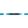Akril marker kétvégű MULTIMARK 448 Faber-Castell azúrkék