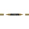 Akril marker kétvégű MULTIMARK 250 Faber-Castell arany