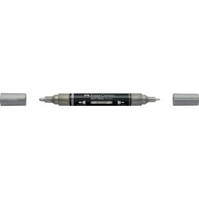 Akril marker kétvégű MULTIMARK 251 Faber-Castell ezüst