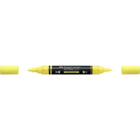   Akril marker kétvégű MULTIMARK 256 Faber-Castell neon sárga