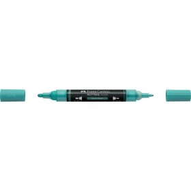   Akril marker kétvégű MULTIMARK 276 Faber-Castell víz zöld