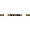 Akril marker kétvégű MULTIMARK 178 Faber-Castell kávé barna