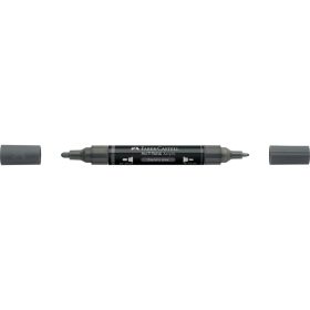   Akril marker kétvégű MULTIMARK 181 Faber-Castell Payne-szürke