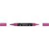 Akril marker kétvégű MULTIMARK 290 Faber-Castell metál rózsaszín