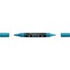 Akril marker kétvégű MULTIMARK 292 Faber-Castell metál kék
