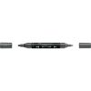 Akril marker kétvégű MULTIMARK 297 Faber-Castell metál acélszürke