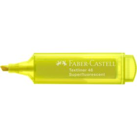   Szövegkiemelő 1-5mm vágott hegyű Faber-Castell 46 fluoreszkáló sárga