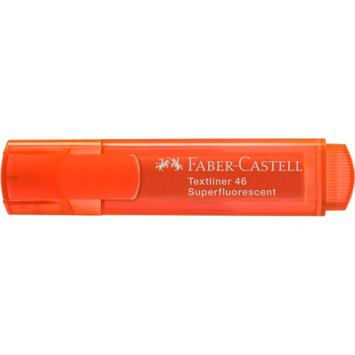 Szövegkiemelő 1-5mm vágott hegyű Faber-Castell 46 fluoreszkáló narancs